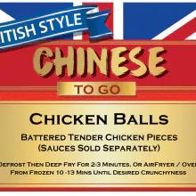 Chicken Balls (No sauce) - British Style Chinese To Go