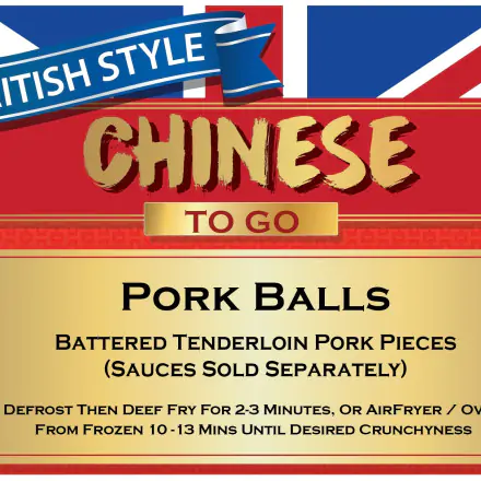 Pork Balls (No Sauce) - British Style Chinese To Go