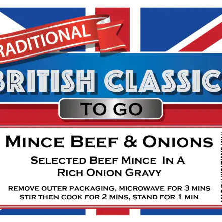 Mince Beef & Onion - British Classics To Go