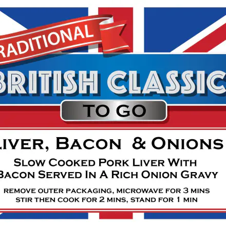 Liver, Bacon & Onions - British Classics To Go