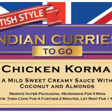 Chicken Korma - British Indian Curries To Go