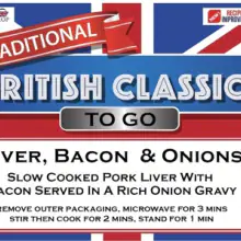 Liver, Bacon & Onions - British Classics To Go