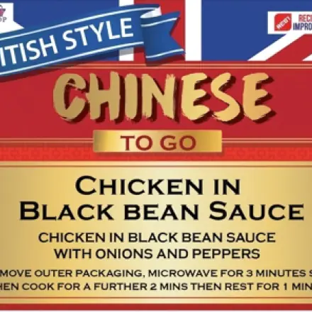 Chicken in Black Bean Sauce - British Style Chinese To Go