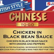 Chicken in Black Bean Sauce - British Style Chinese To Go
