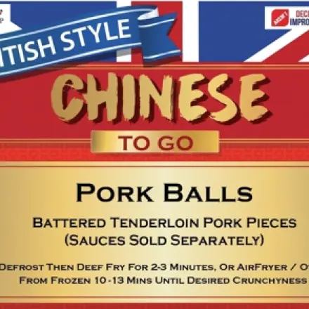 Pork Balls (No Sauce) - British Style Chinese To Go