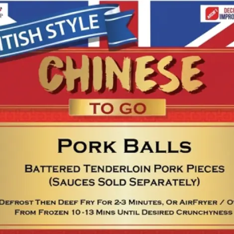 Pork Balls (No Sauce) – British Style Chinese To Go