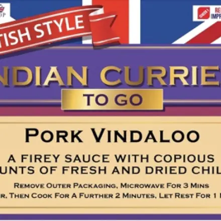 Pork Vindaloo ** - British Indian Curries To Go