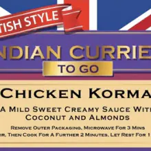 Chicken Korma - British Indian Curries To Go