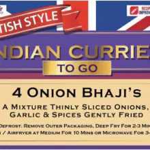 Onion Bahji [x 4 pieces] - British Indian Curries To Go